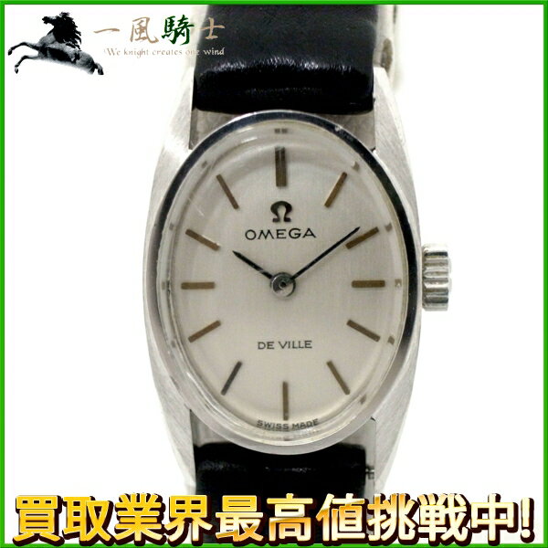 138497【中古】【OMEGA】【オメガ】デ・ビル　SS　シルバー文字盤　手巻omega　デビル　アンティーク　　レディース時計