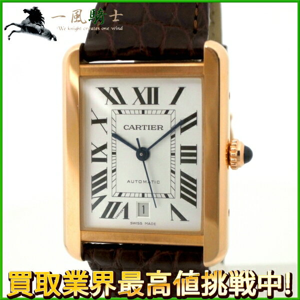 145758【中古】【CARTIER】【カルティエ】タンクソロ XL　PG×SS　シルバー文字盤　自動巻きcartier　メンズ時計のサムネイル