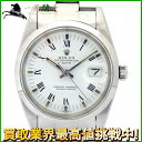 154521【中古】【ROLEX】【ロレックス】オイスター　パーペチュアルデイト　15000　SS　ホワイト(白)文字盤　自動巻rolex　ローマン　メンズ時計