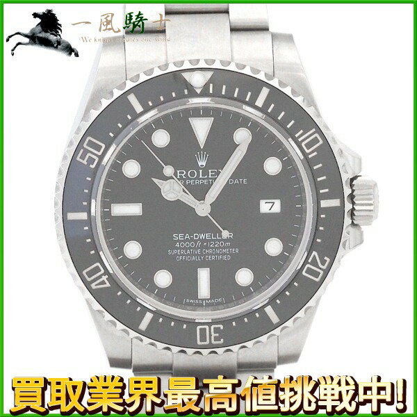 179327【中古】【ROLEX】【ロレックス】シードゥエラー4000　116600　ランダムシリアル　黒文字盤　SS　保証書