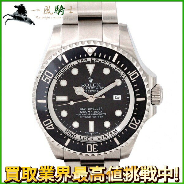 176475【中古】【ROLEX】【ロレックス】シードゥエラー ディープシー　116660　V番　黒文字盤　SS　保証書