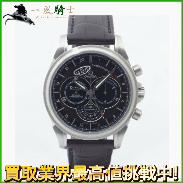 202376【中古】【OMEGA】【オメガ】デ・ヴィル クロノスコープ コーアクシャルGMT　422.13.44.52.13.001