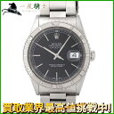 200416【中古】【ROLEX】【ロレックス】デイトジャスト サンダーバード　16264　P番　黒文字盤　K18WG×SS　保証書