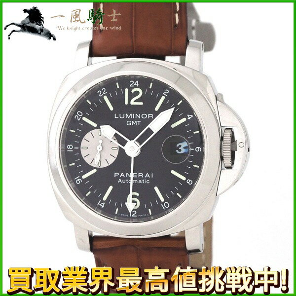 204126【中古】【PANERAI】【パネライ】ルミノールGMT　PAM00088　黒文字盤　SS ...