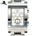 264827【中古】【BVLGARI】【ブルガリ】レッタンゴロ クロノグラフ　RTC49WSSD(R ...