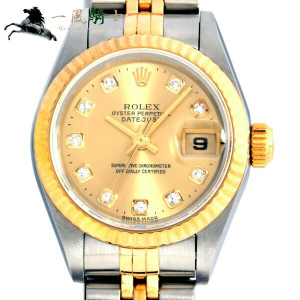 267558【中古】【ROLEX】【ロレックス】デイトジャスト　69173G　T番