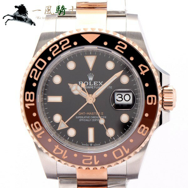 【5,000円OFFクーポン利用可】【枚数限定 10月25日9：59まで】282153【中古】【ROLEX】【ロレックス】GMTマスターII　126711CHNR　ランダム品番