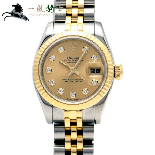 【スーパーSALE商品多数出品中】【3月11日夜1：59 まで】285304【中古】【ROLEX】【ロレックス】デイトジャスト　179173G　M番