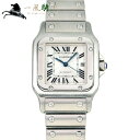 285436【中古】【Cartier】【カルティエ】サントスガルベ LM　W20055D6