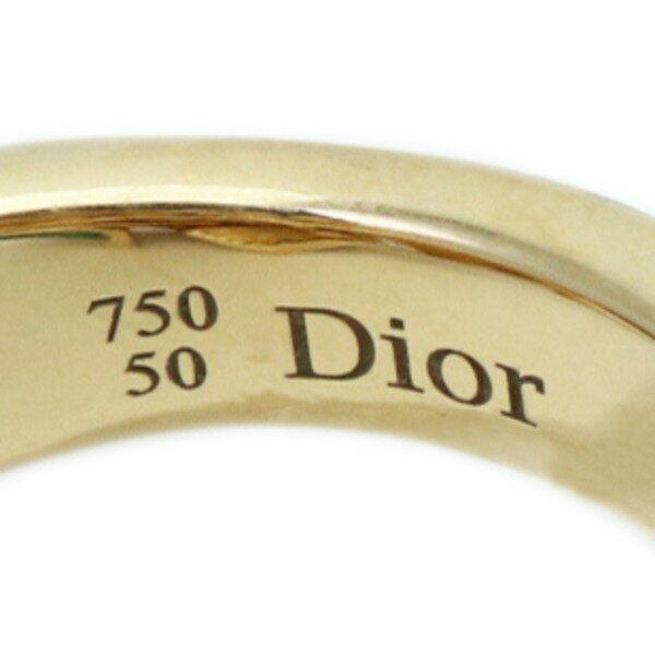 【9,000円OFFクーポン利用可】【枚数限定 2月25日0：00から】338823【中古】【CHRISTIAN　DIOR】【クリスチャン・ディオール】ディオレット　リング　K18YG×アメジスト×ダイヤモンド×エナメル　#5010号　750　イエローゴールド　花　蝶　指輪　ブランドジュエリー