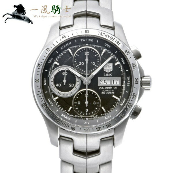 346119【中古】【TAG HEUER】【タグホイヤー】リンク クロノグラフ デイデイト　CJF2 ...