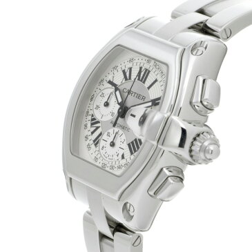 【スーパーSALE商品多数出品中】【6月11日夜1:59 まで】355203【中古】【CARTIER】【カルティエ】ロードスター クロノグラフ W62019X6