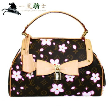 【スーパーSALE商品多数出品中】【9月4日20：00 スタート】348049【中古】【LOUIS VUITTON】【ルイ・ヴィトン】サック・レトロPM　モノグラム・チェリーブロッサム　マロン　M92012