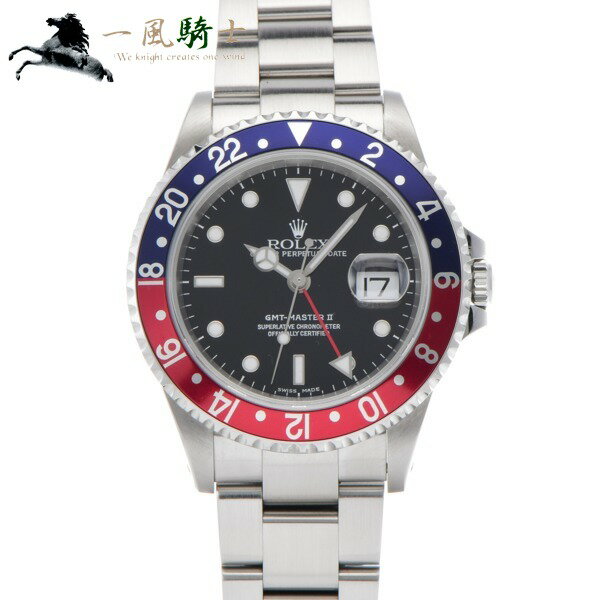 【ロレックス対象 限定クーポン利用可】【6/2(火)朝9：59まで】369207【中古】【ROLEX】【ロレックス】GMTマスターII　16710　K番