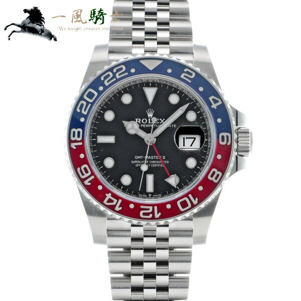 【30,000円OFFクーポン利用可】【枚数限定 6/15(月)0：00から】370137【新品同様】【ROLEX】【ロレックス】GMTマスターII　126710BLRO　ランダム品番