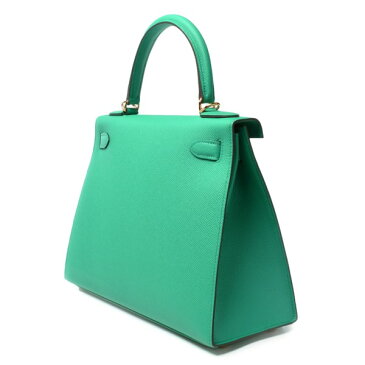 380459【未使用】【HERMES】【エルメス】ケリー28 外縫い ヴォーエプソン ヴェールヴェロン D刻 ゴールド金具hermes 2019年製 2WAY ハンドバッグ ショルダーバッグ