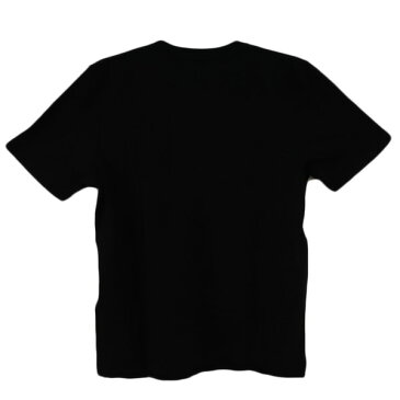 380854【未使用】【SAINT LAURENT】【サンローラン】Tシャツ　ロゴプリント　コットン100%　ブラック　590380　表記サイズ:XSサンローラン　クルーネック　黒