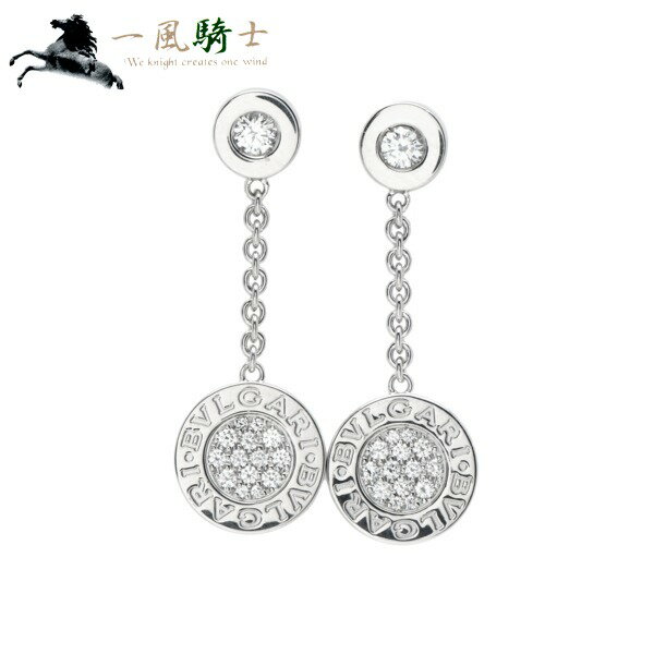 【5,000円OFFクーポン利用可】【枚数限定 5/1(土)0：00から】391382【中古】【ブルガリ】【BVLGARI】ブルガリブルガリ　ピアス　K18WG×パヴェダイヤモンドbvlgari　750　ホワイトゴールド　ブルガリブルガリ　ピアス　アクセサリー　ブランドジュエリーのサムネイル