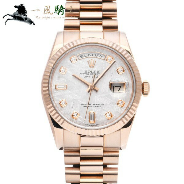 【30,000円OFFクーポン利用可】【枚数限定 5/15(土)0：00から】384042【中古】【ROLEX】【ロレックス】デイデイト　118235F　ランダム品番