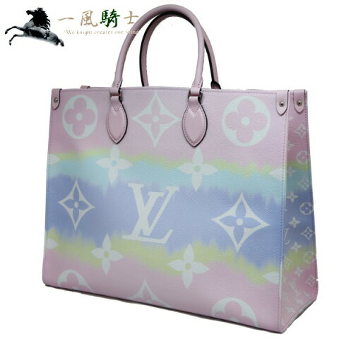 388054【未使用】【LOUIS VUITTON】【ルイ・ヴィトン】オンザゴーGM　モノグラム・ジャイアント　LV エスカル　パステル　M45119LV　トートバッグ　ショルダーバッグ　ハンドバッグ