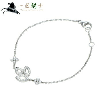 【クーポン利用可】【7月26日1:59まで】394069【中古】【HARRY WINSTON】【ハリーウィンストン】リリークラスター ミニ ブレスレット PT950×ダイヤモンド HW プラチナ 百合 アクセサリー ブランドジュエリー