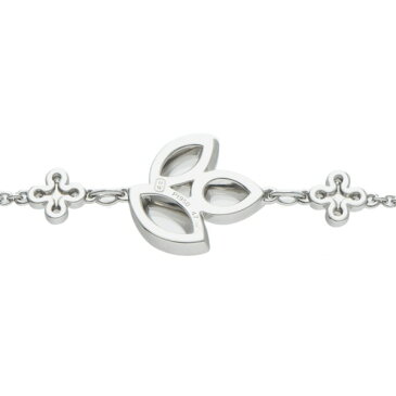 【クーポン利用可】【7月26日1:59まで】394069【中古】【HARRY WINSTON】【ハリーウィンストン】リリークラスター ミニ ブレスレット PT950×ダイヤモンド HW プラチナ 百合 アクセサリー ブランドジュエリー