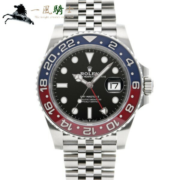 【30,000円OFFクーポン利用可】【枚数限定 6/15(火)0：00から】407047【新品同様】【ROLEX】【ロレックス】GMTマスターII　126710BLRO　ランダム品番