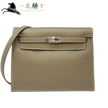 410107【新品】【HERMES】【エルメス】ケリーダンス 2 ヴォースイフト エトゥープ グレージュ Y刻 パラジウム金具 シルバーhermes 2020年製 4WAY ショルダーバッグ