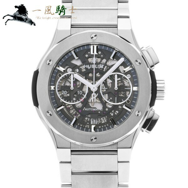 【クーポン利用可】【7/19(月)20：00から】396418【中古】【HUBLOT】【ウブロ】クラシックフュージョン アエロフュージョン チタニウム ブレスレット　528.NX.0170.NX