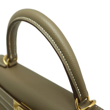 419294【新品】【HERMES】【エルメス】ケリー28 外縫い ヴォーエプソン エトゥープ グレージュ Y刻 ゴールド金具hermes 2020年製 2WAY ハンドバッグ ショルダーバッグ
