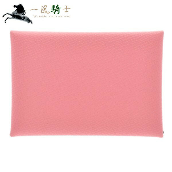 425670【新品】【HERMES】【エルメス】カルヴィデュオ　コインケース　ヴォーエプソン　ローズコンフェッティ　Z刻　パラジウム金具hermes　2021年製　コンパクト　財布　ミニ　新作のサムネイル