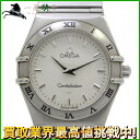 115080【中古】【OMEGA】【オメガ】コンステレーション　シルバー文字盤　電池式Omega　レディース時計