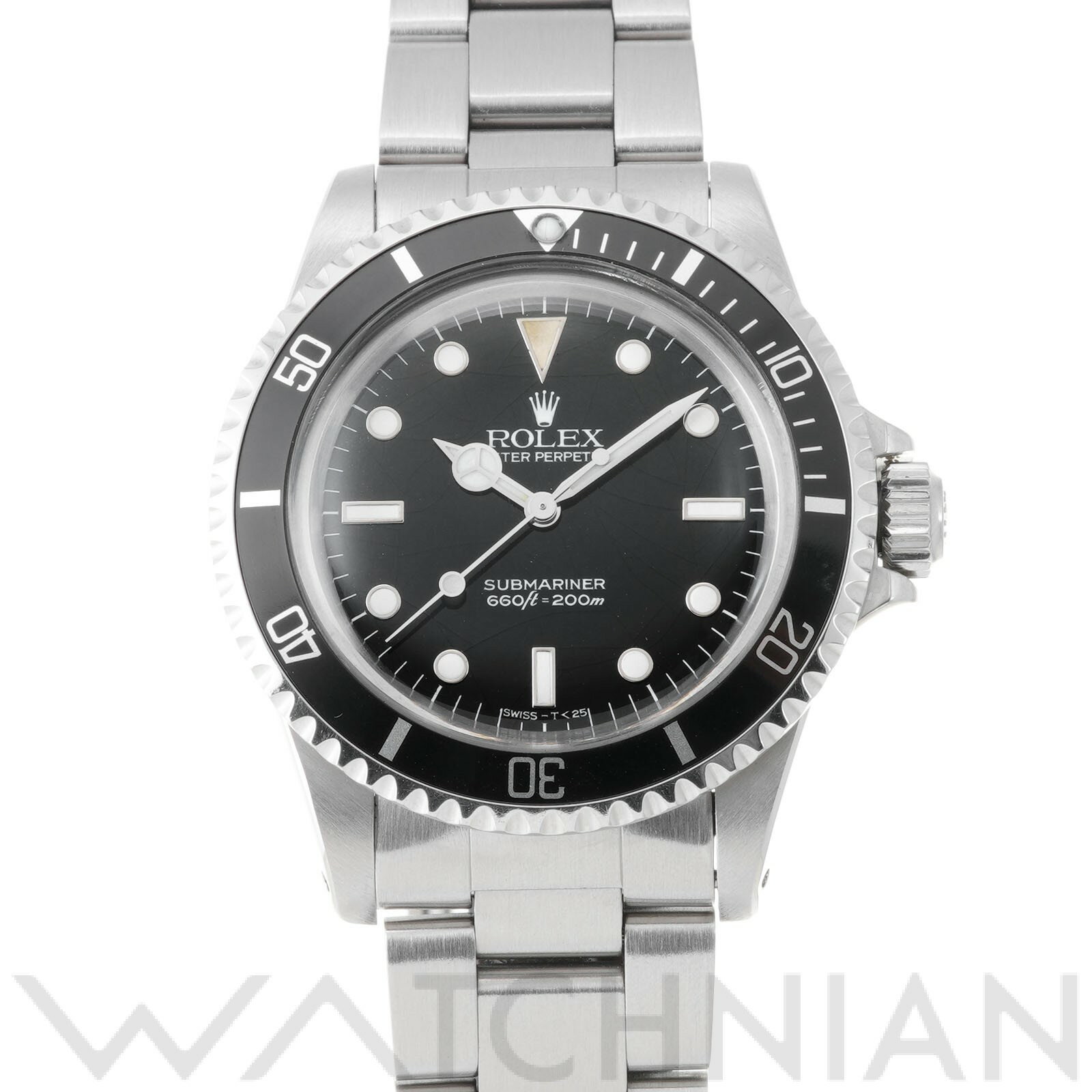 【中古】 ロレックス ROLEX サブマリーナ 5513 89番台(1985年頃製造) ブラック メンズ 腕時計