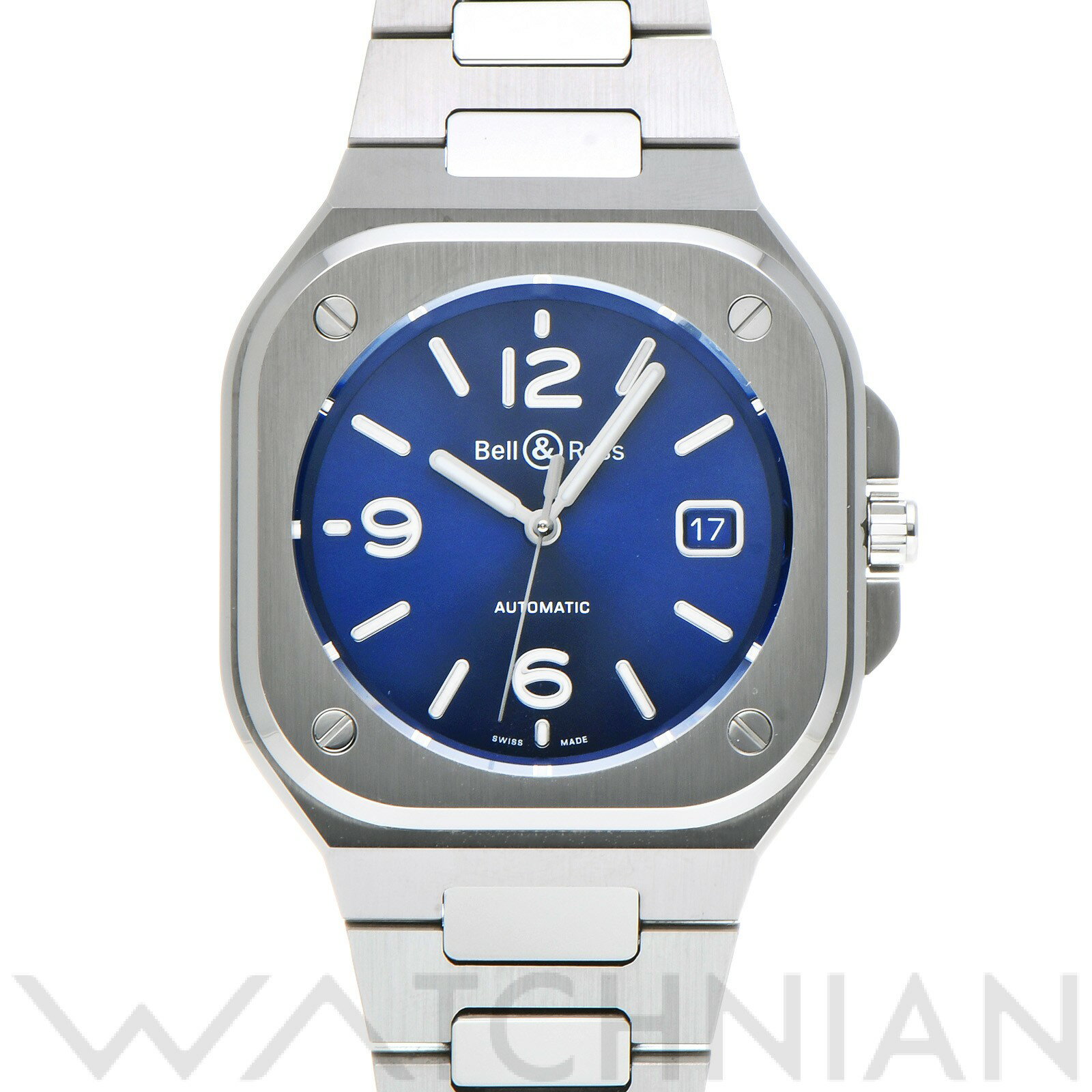 【中古】 ベル＆ロス Bell＆Ross BR 05 ブルースチール BR05A-BLU-ST/SST ブルー メンズ 腕時計