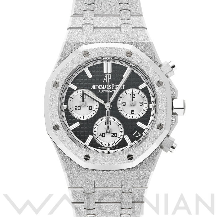 【39ショップ限定P2倍＆最大50,000円OFFクーポン配布中！】【中古】 オーデマ ピゲ AUDEMARS PIGUET ロイヤルオーク フロステッドゴールド クロノグラフ 26239BC.GG.1224BC.02 ブラック メンズ 腕時計