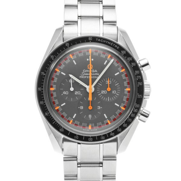【中古】 オメガ OMEGA スピードマスター プロフェッショナル マークII 3570.40 グレー メンズ 腕時計