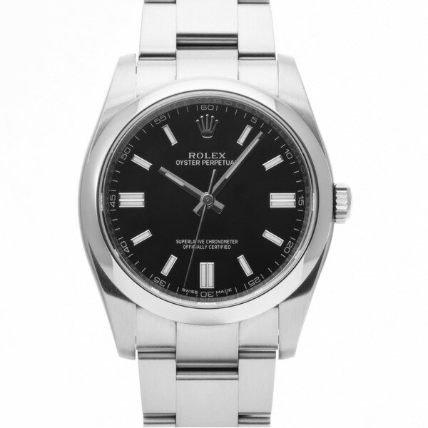 【中古】 ロレックス ROLEX オイスターパーペチュアル 36 116000 ランダムシリアル ブラック メンズ 腕時計