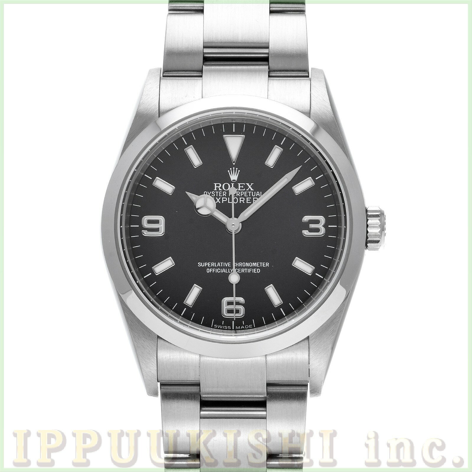 【中古】 ロレックス ROLEX エクスプローラー 114270 V番(2009年頃製造) ブラック メンズ 腕時計