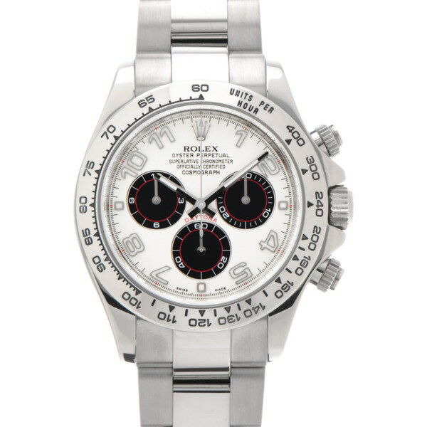 【中古】 ロレックス ROLEX コスモグラフ デイトナ 116509 V番(2009年頃製造) ホワイト/ブラック メンズ 腕時計