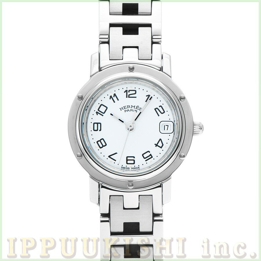 【中古】 エルメス HERMES クリッパー CL4.210.130/3758 ホワイト レディース 腕時計のサムネイル