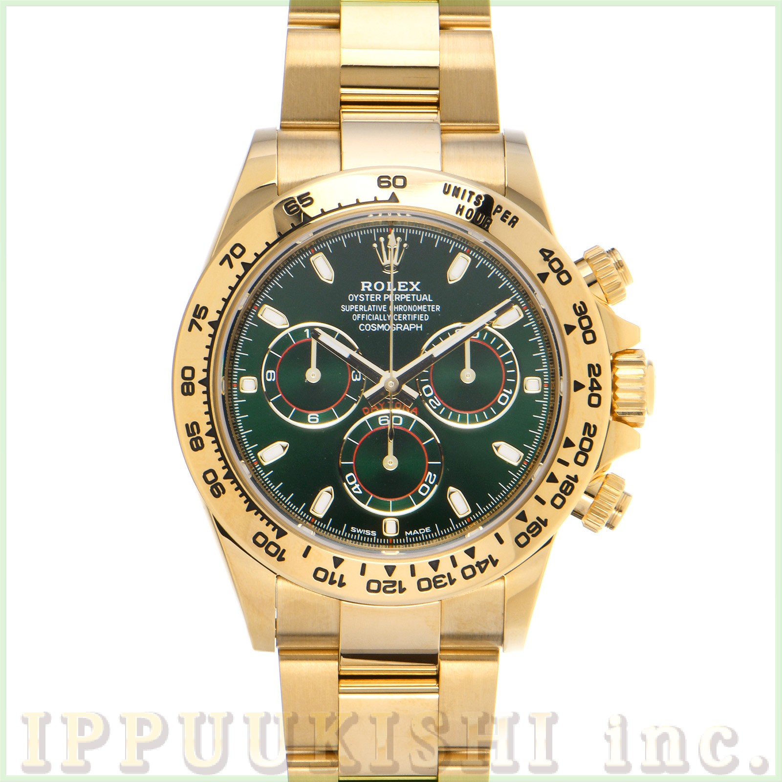 【中古】 ロレックス ROLEX コスモグラフ デイトナ 116508 ランダムシリアル ブライトグリーン メンズ 腕時計