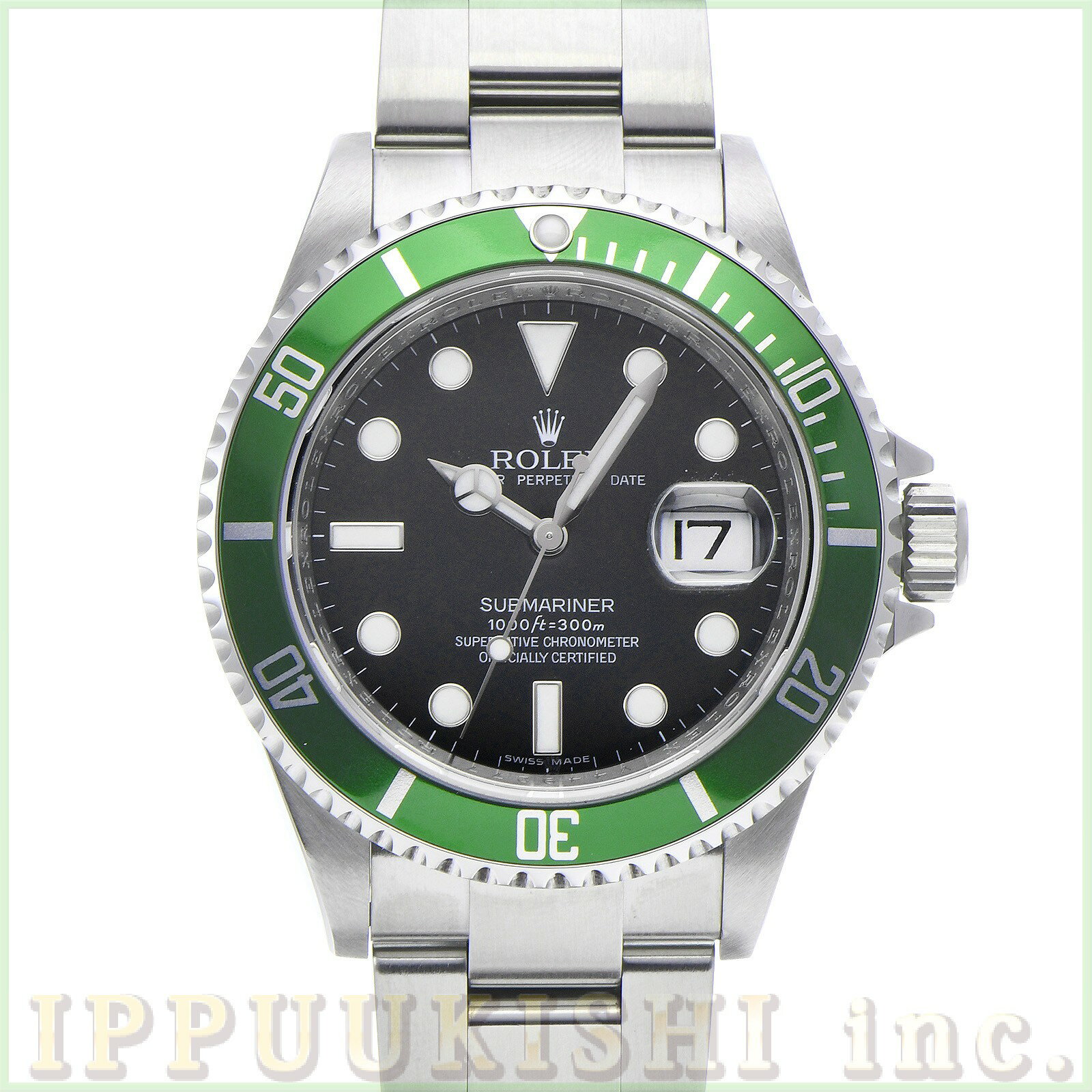 【中古】 ロレックス ROLEX サブマリーナ デイト 16610LV V番(2009年頃製造) ブラック メンズ 腕時計