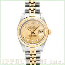 【中古】 ロレックス ROLEX デイトジャスト 79173G Y番(2002年頃製造) シャンパン/ダイヤモンド レディース 腕時計