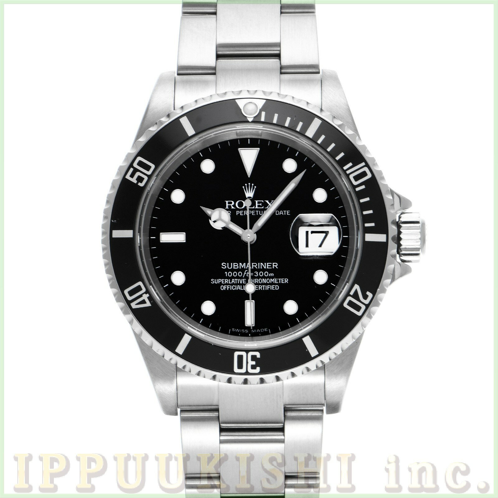 【中古】 ロレックス ROLEX サブマリーナ デイト 16610 Z番(2007年頃製造) ブラック メンズ 腕時計