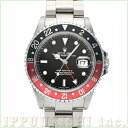 【中古】 ロレックス ROLEX GMTマスターII 16710 P番(2001年頃製造) ブラック メンズ 腕時計