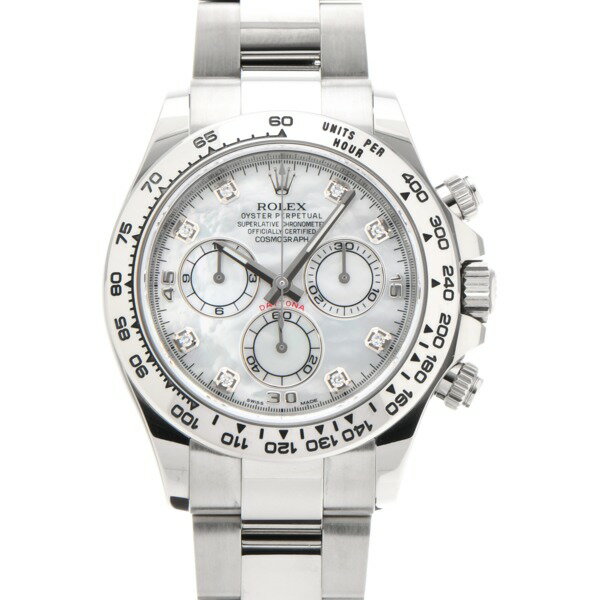 【中古】 ロレックス ROLEX コスモグラフ デイトナ 116509NG ランダムシリアル ホワイトシェル/ダイヤモンド メンズ 腕時計