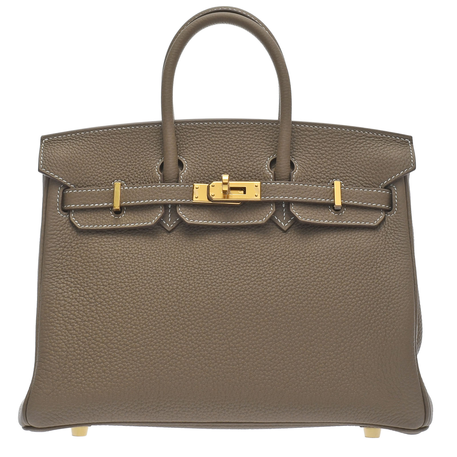 【新品】 エルメス HERMES バーキン25 エトゥープ/ゴールド金具 トゴ レディース ハンドバッグのサムネイル