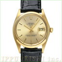 【中古】 ロレックス ROLEX オイスターパーペチュアル デイト 34 1500 29*****(1971年頃製造) シャンパン メンズ 腕時計