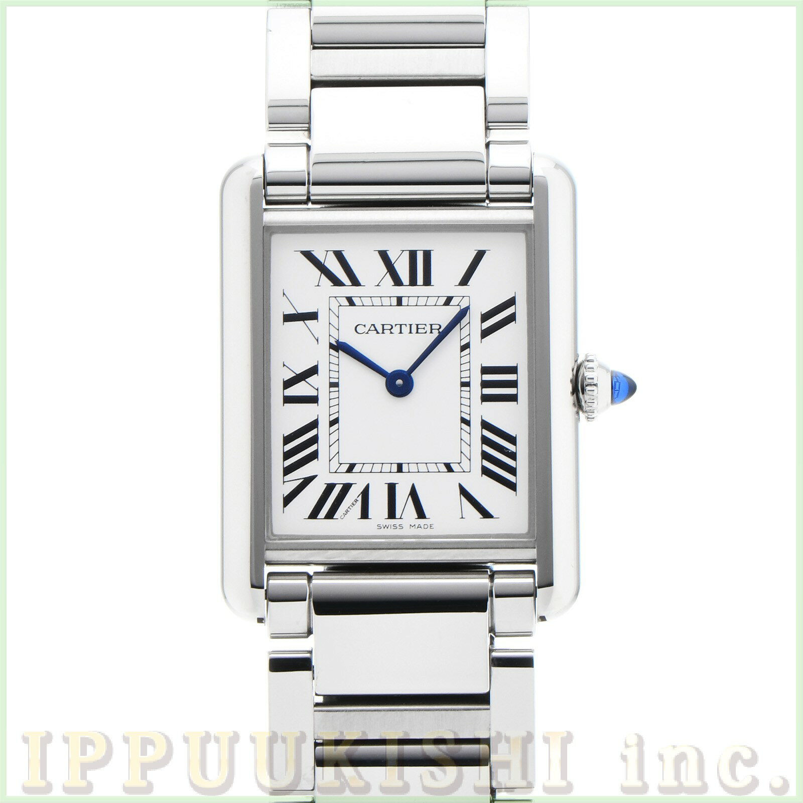 【中古】 カルティエ CARTIER タンク マスト LM WSTA0052 シルバー メンズ 腕時計