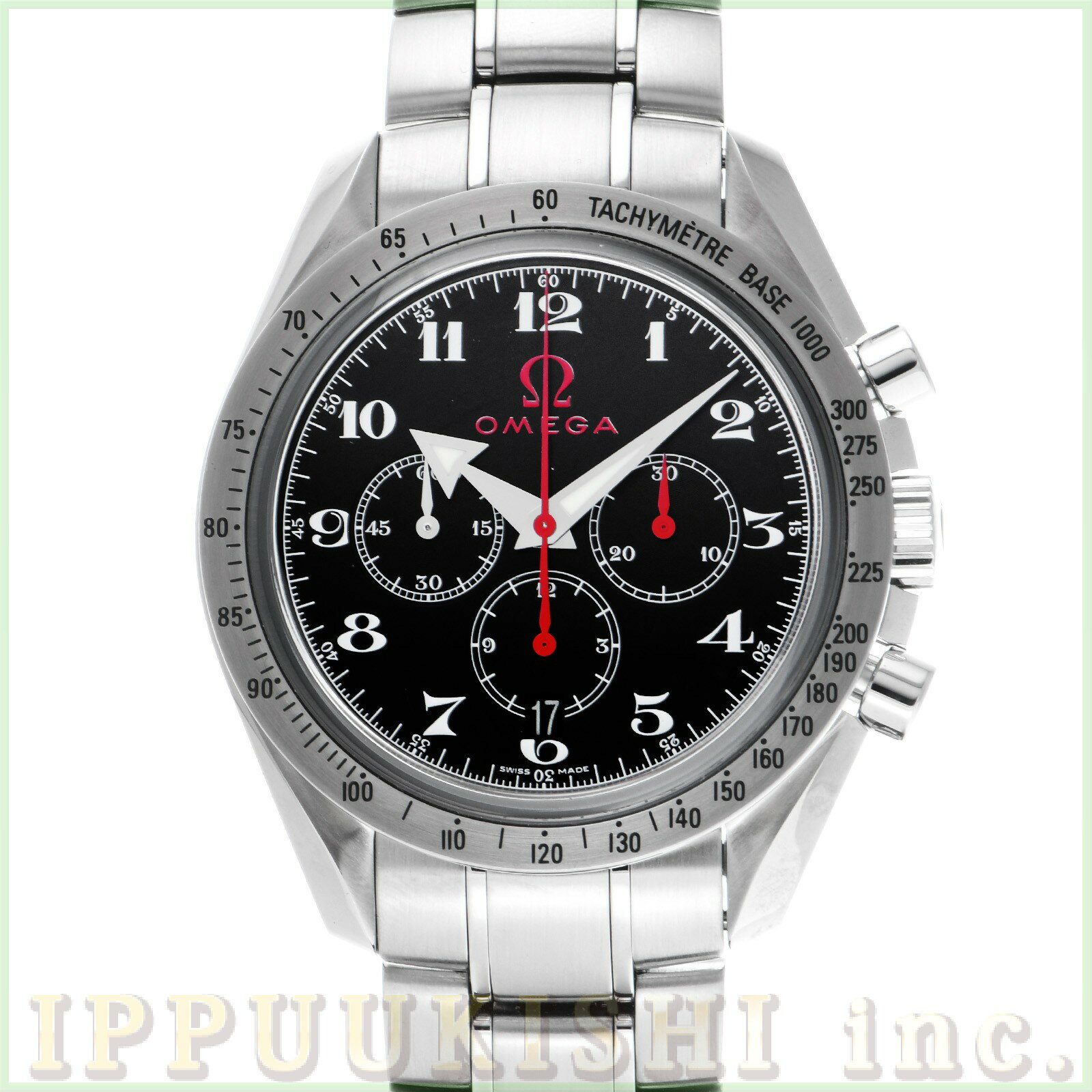 【中古】 オメガ OMEGA スピードマスター ブロードアロー 3558.50 ブラック メンズ 腕時計